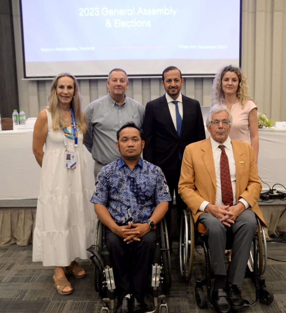 Newly elected World Abilitysport Governing Board