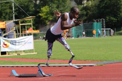 Ntando Mahlangu running