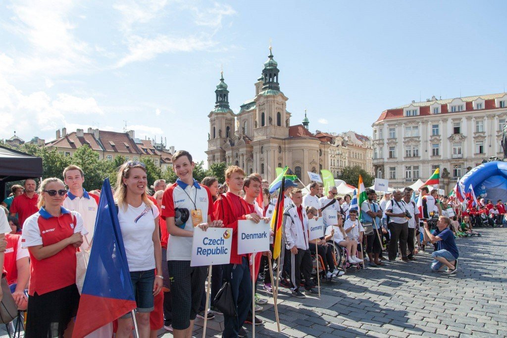The Parade of Nations took place in the centre of Czech Republic capital Prague officially open the Games ©Facebook/IWAS U23 World Games Prague 2016 The Parade of Nations took place in the centre of Czech Republic capital Prague officially open the Games ©Facebook/IWAS U23 World Games Prague 2016